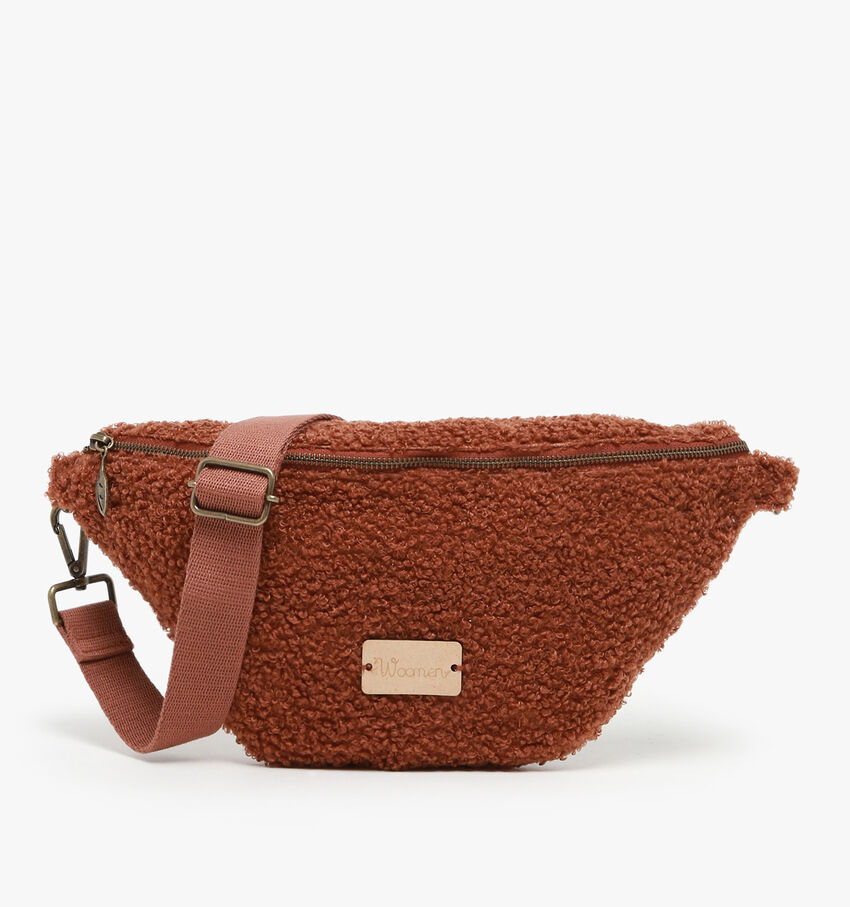 Woomen Muflier Bruine Crossbody tas