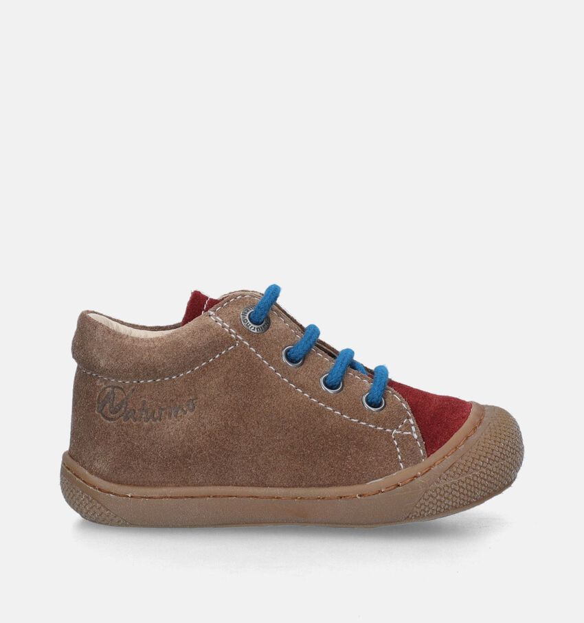Naturino Cocoon Bruine Babyschoenen