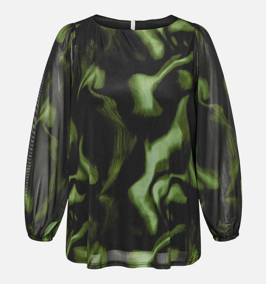 ONLY Carmakoma Forest Blouse en Vert