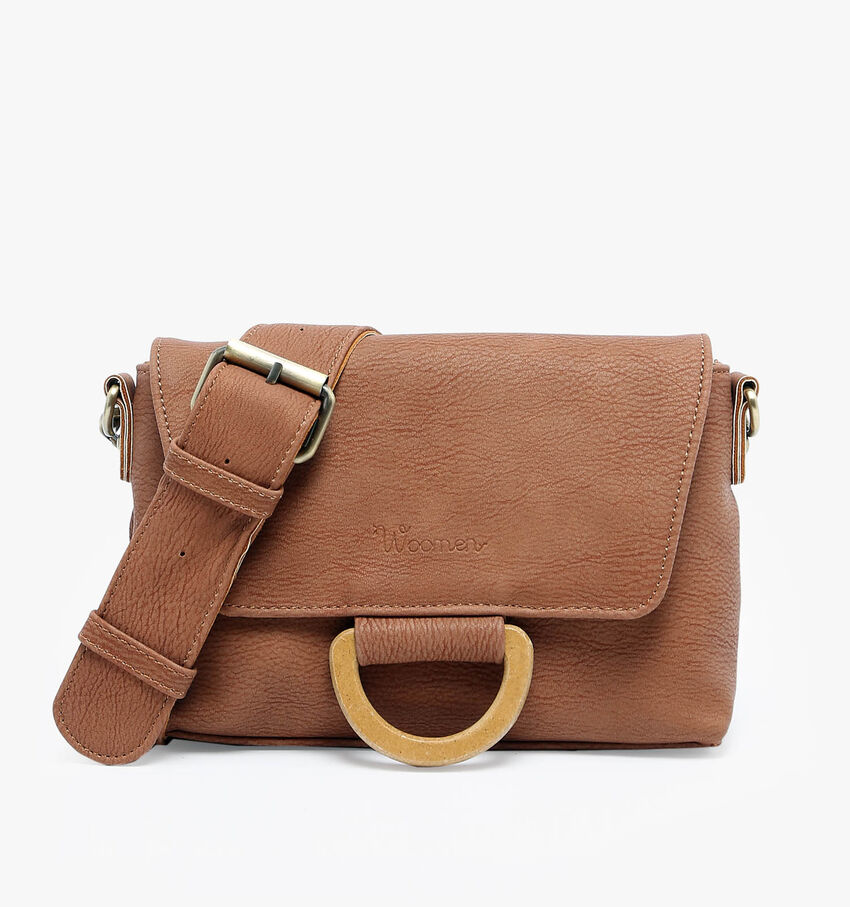 Woomen Acacia Bruine Crossbody tas