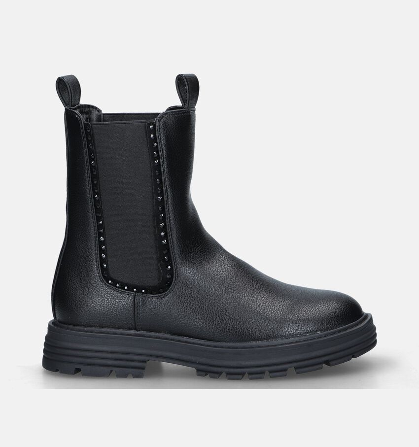 Signatur Zwarte Chelsea boots
