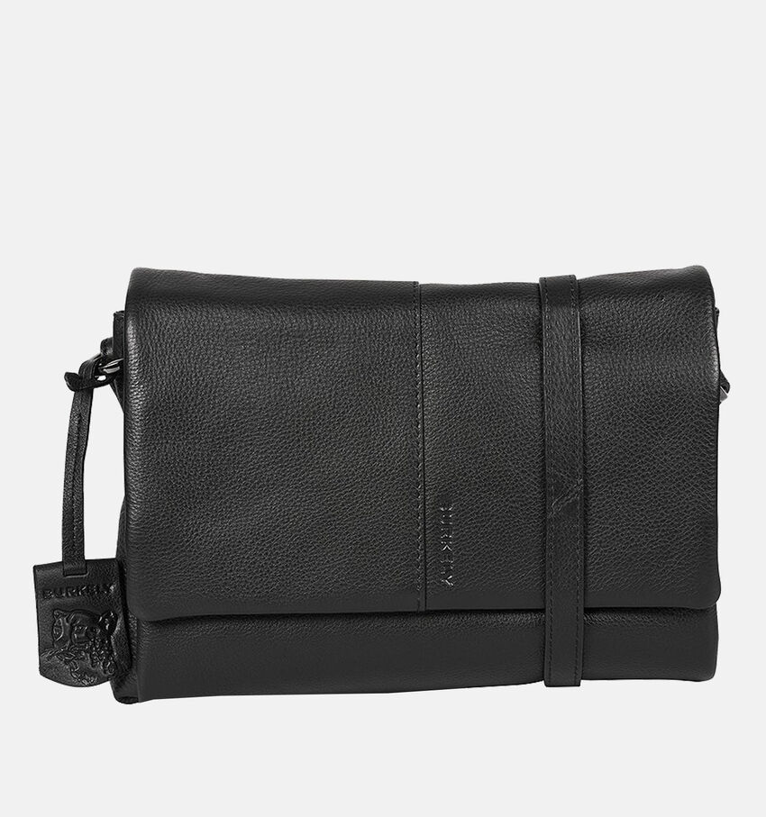 Burkely Raeven Zwarte Crossbody tas