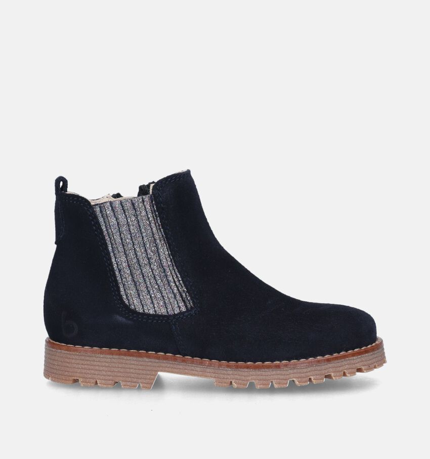 Beberlis Bottines Chelsea en Bleu