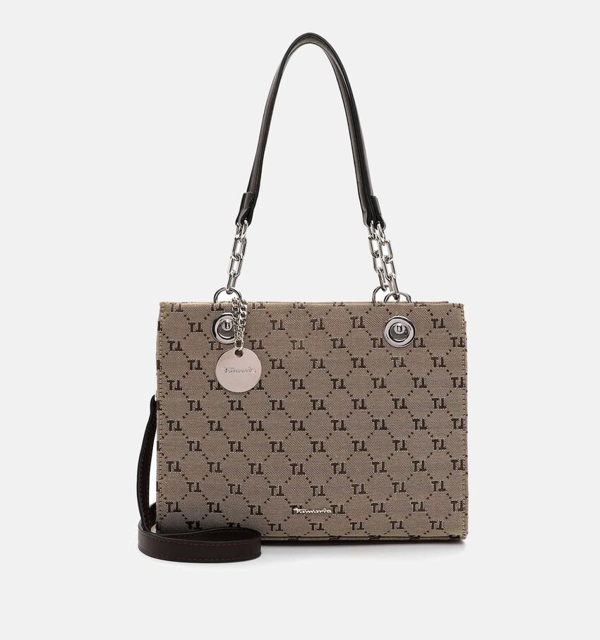 Tamaris Clarice Cabas avec fermeture éclair en Beige