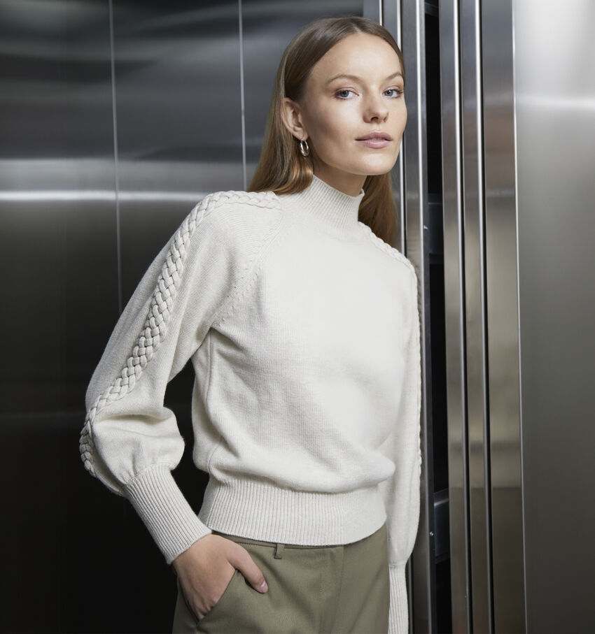 Minus Vera Beige Gebreide trui