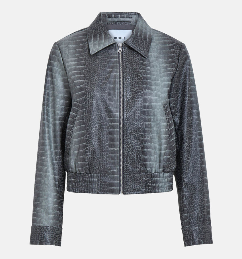 Minus Lilu Grijze Korte vest