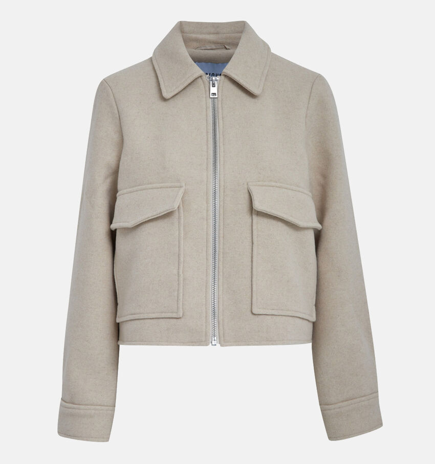 Minus Freja Veste courte en Beige