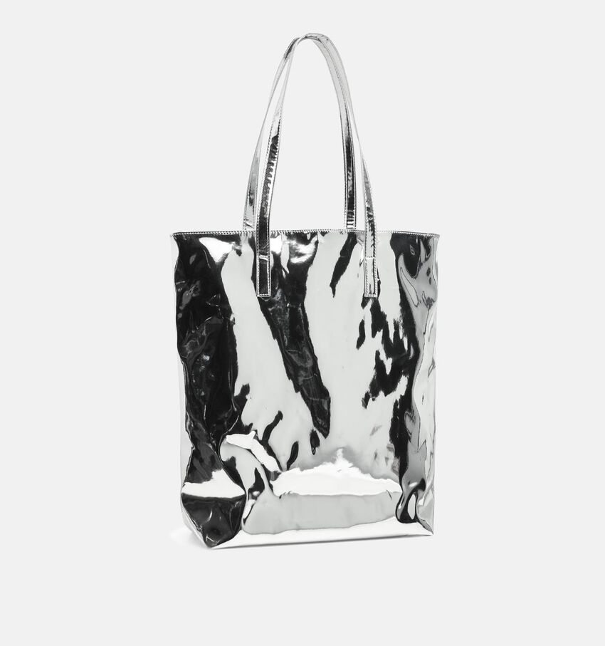 Pieces Rikke Zilveren Shopper tas