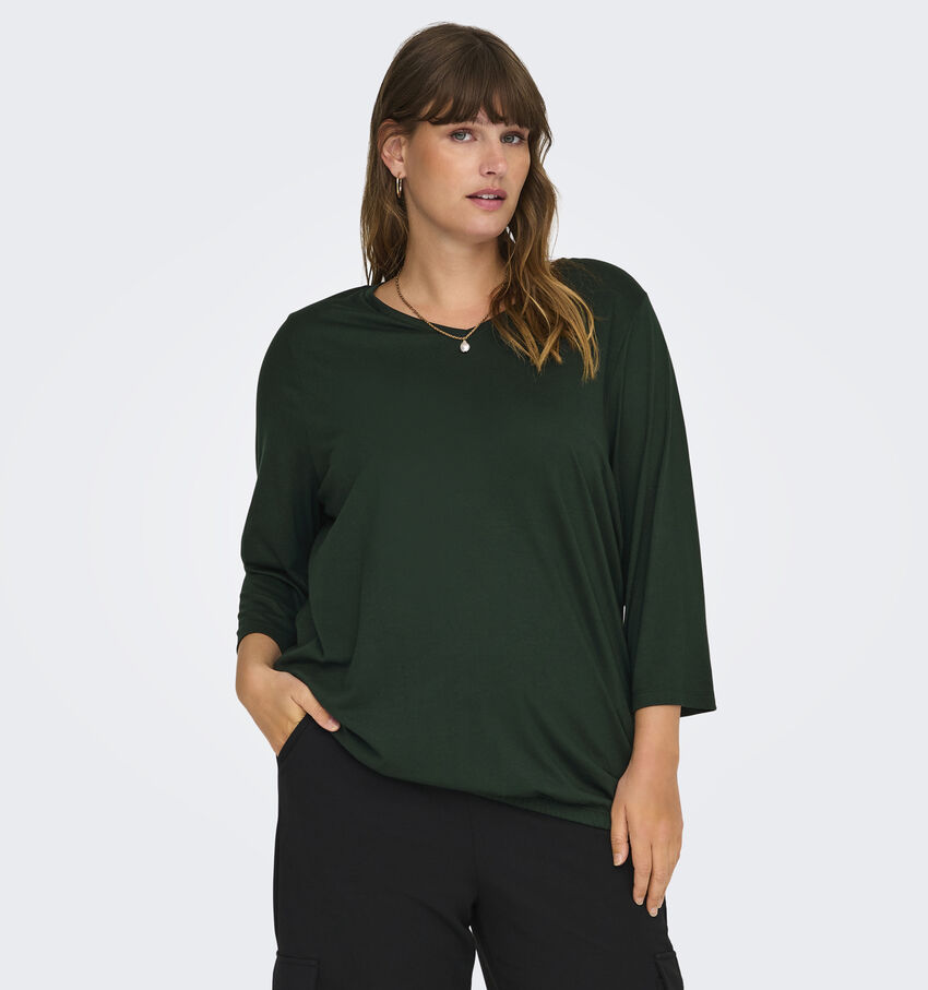 ONLY Carmakoma Carlinne Groen T-shirt