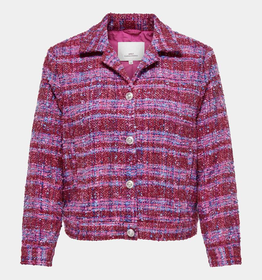 ONLY Carmakoma Calia Fuchsia Korte jas