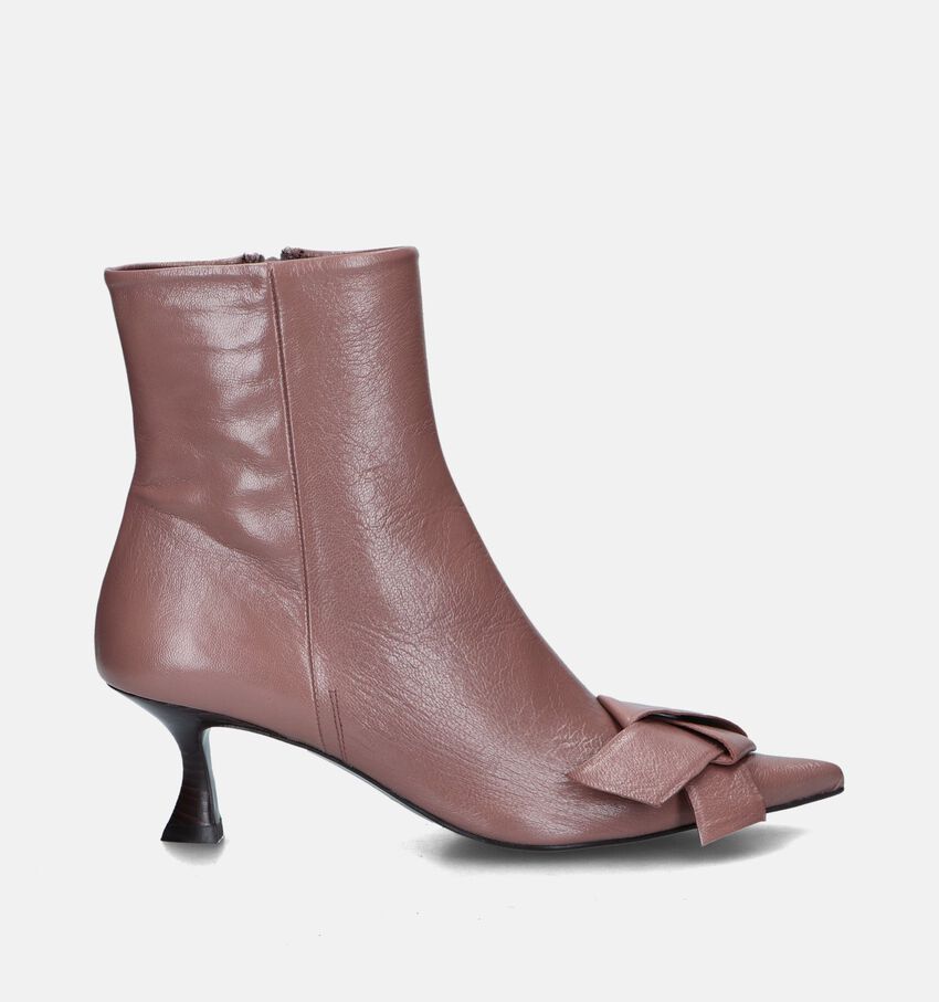 Zinda Roze Enkellaarsjes met hak