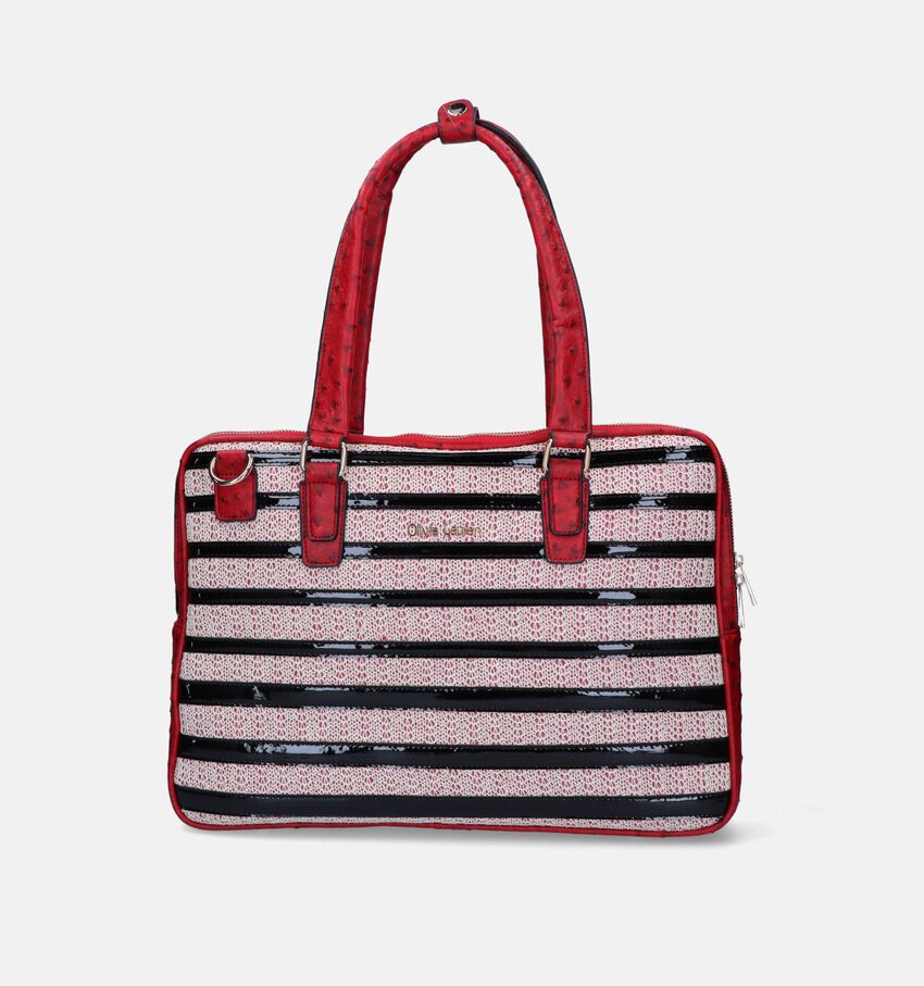 Olivia Lauren Stripes PC Rode Laptoptas