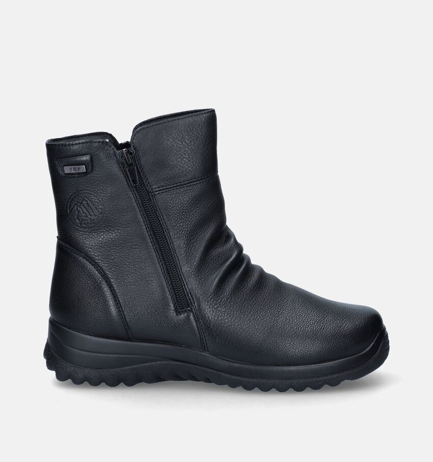 G-Comfort Zwarte Platte Enkellaarzen