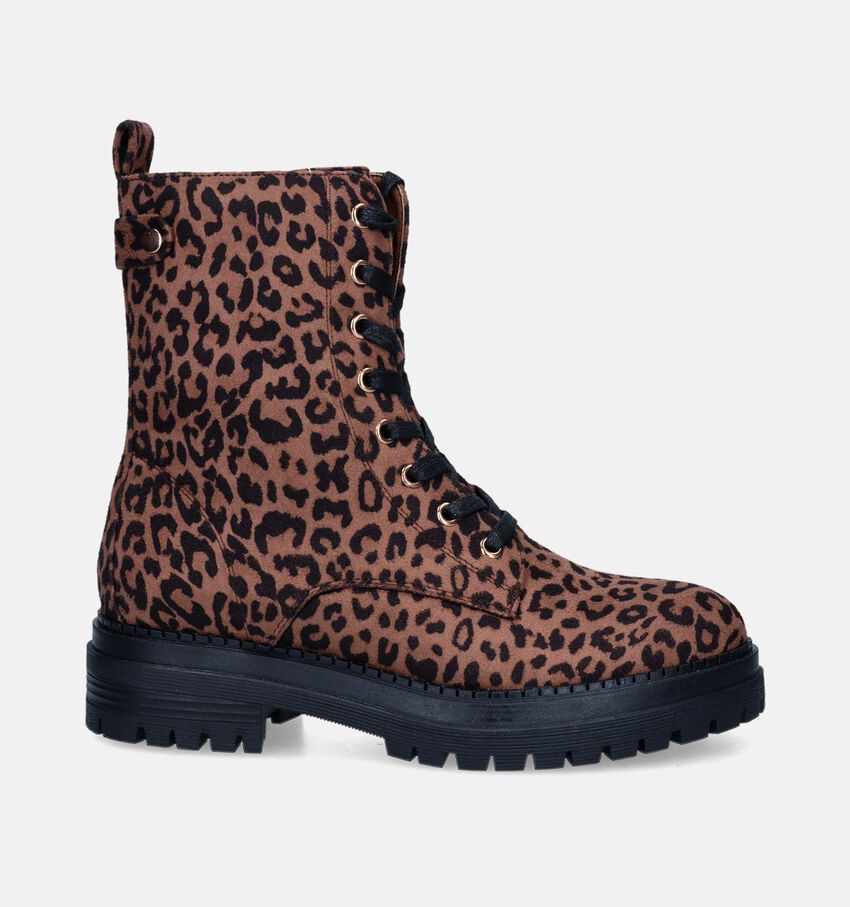 Poelman Boots à lacets en Marron