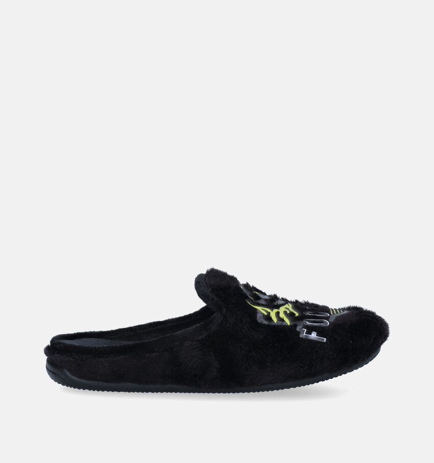 Milo & Mila Zwarte Pantoffels
