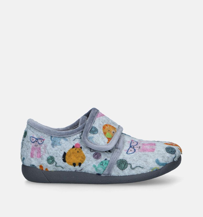 Milo & Mila Pantoufles fermées en Gris