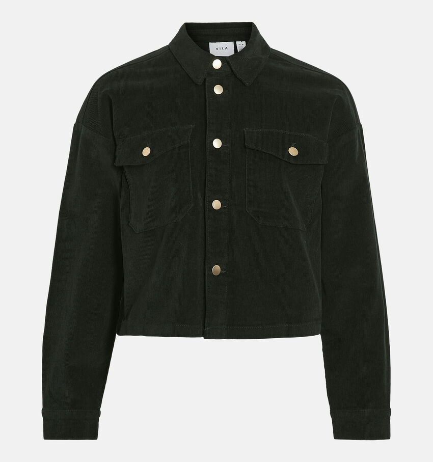 Vila Frost Groene Corduroy jas