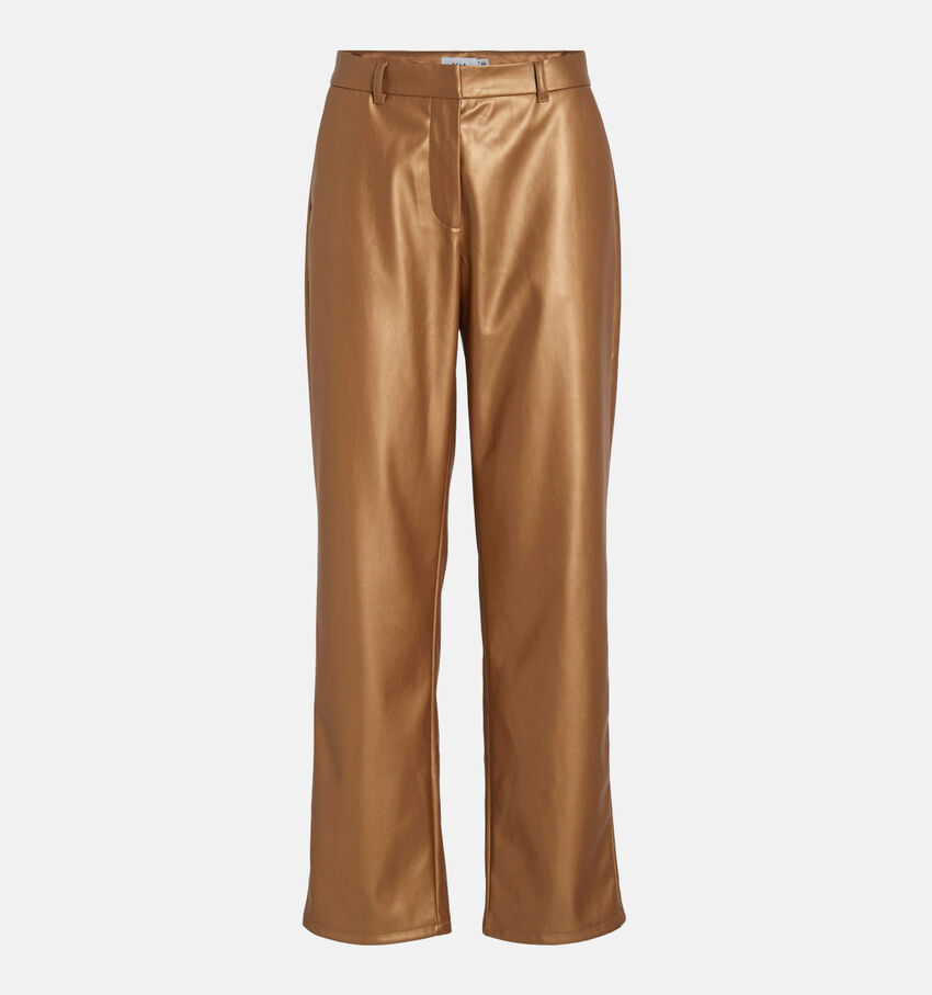 Vila Silliver Bronze Geklede broek
