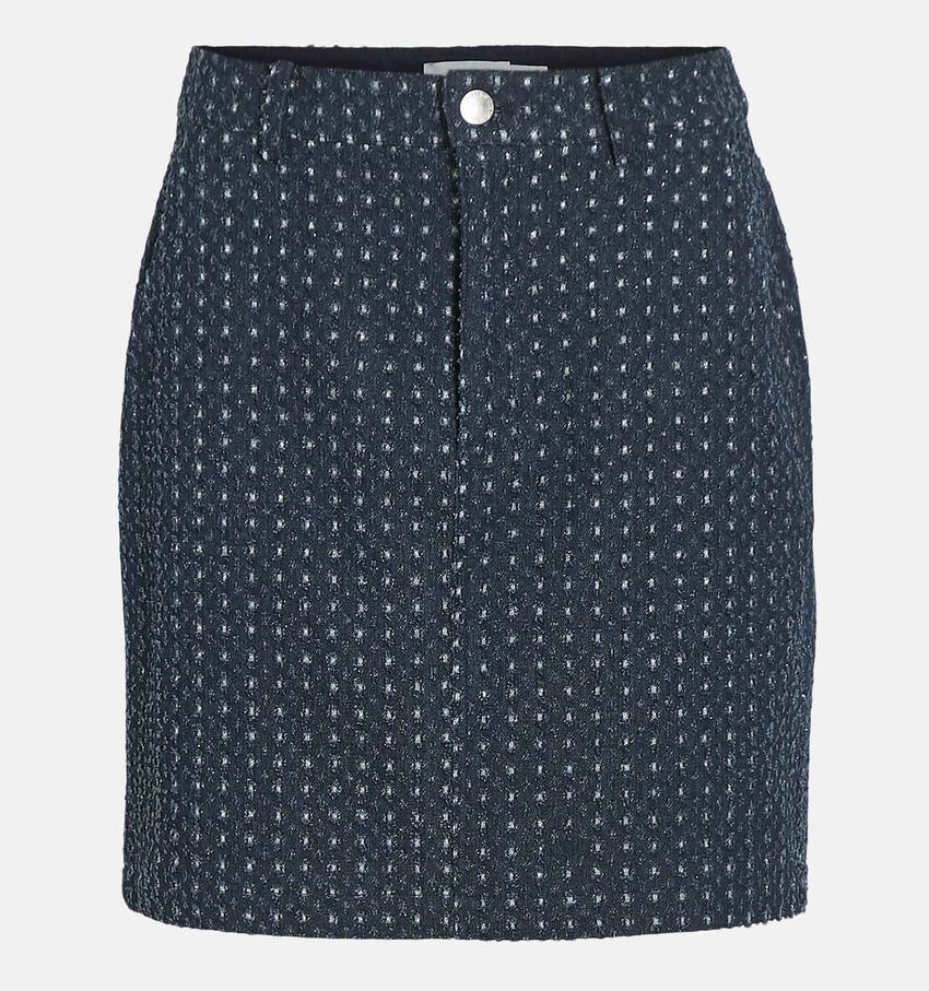 Vila Silver Blauwe Korte jeansrok