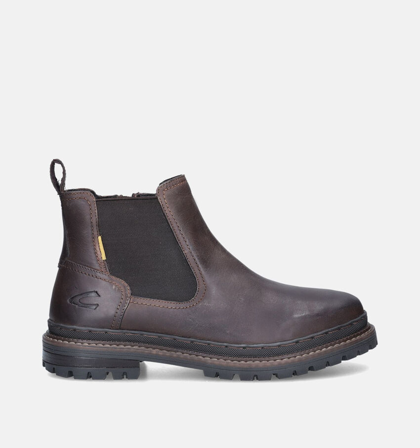 Camel Active Bottines Chelsea en Marron