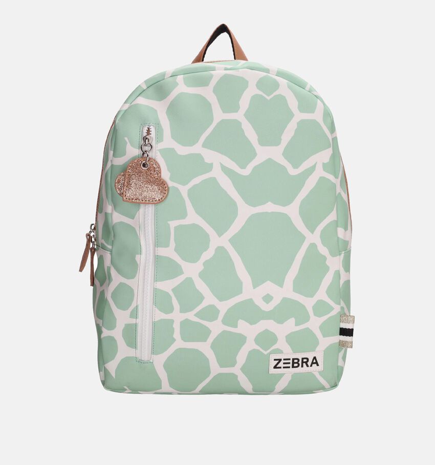 Zebra Groene Schoolrugzak