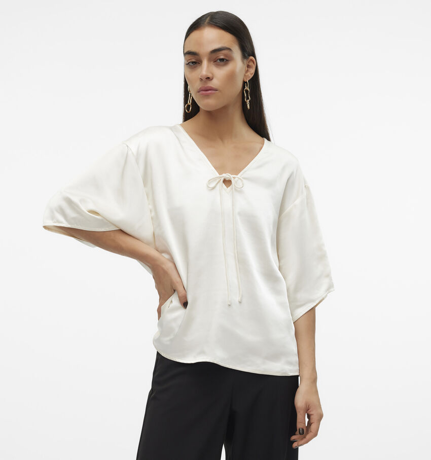 Vero Moda River Blouse en Écru
