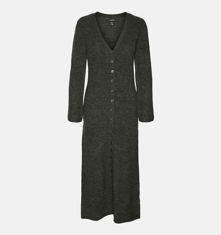 Vero Moda Fiona Grijze Lange jurk