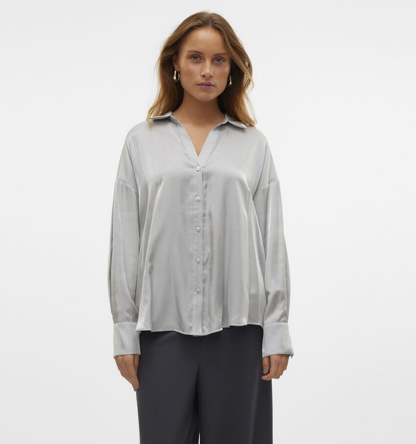 Vero Moda Queeny Chemise en Argent