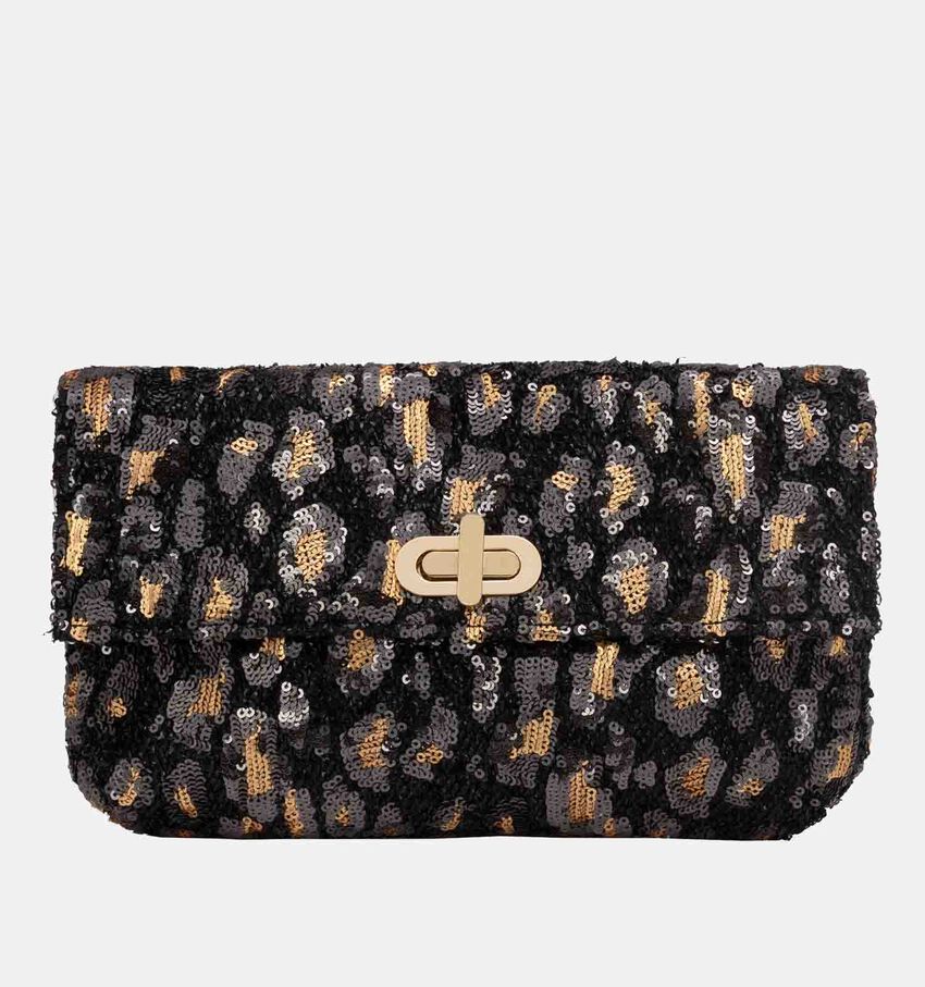 Bulaggie Leopard Zwarte Crossbody tas