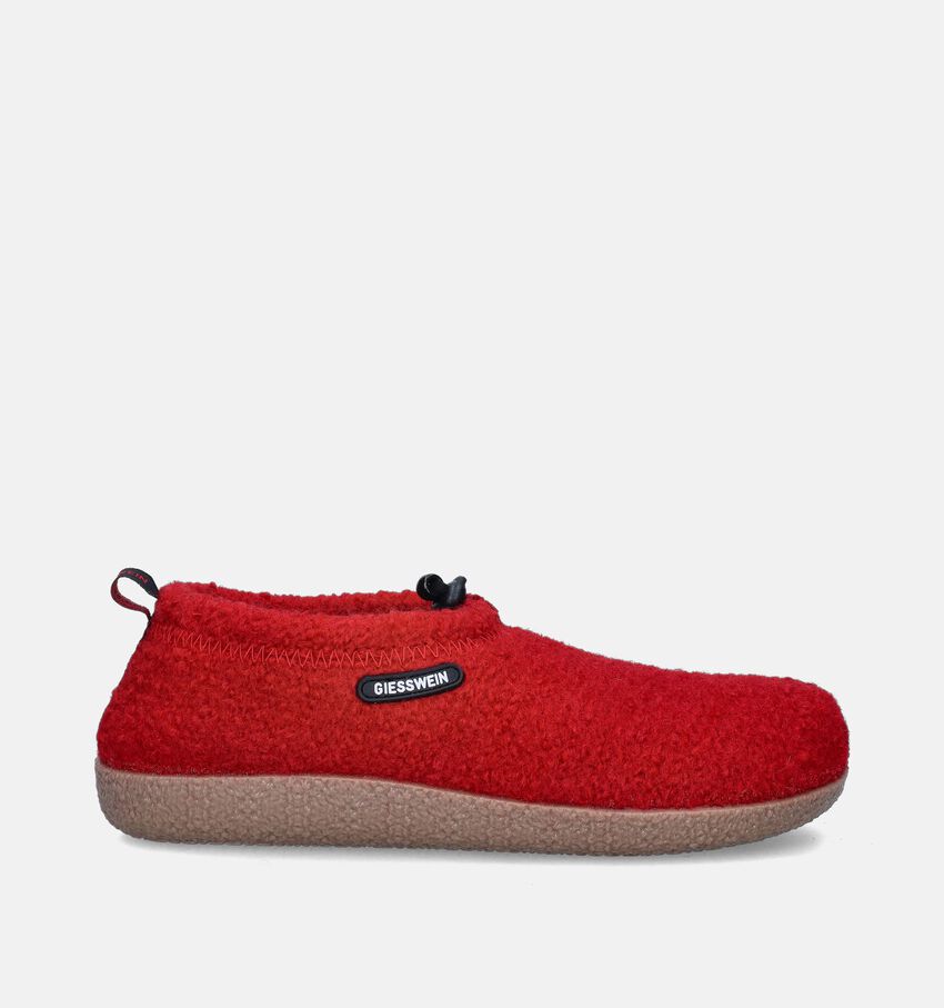 Giesswein Vent Pantoufles en Rouge