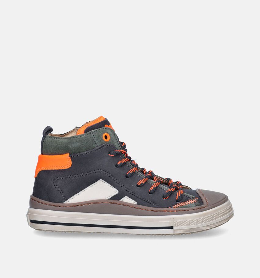 STONES and BONES Laset Grijze Bottines