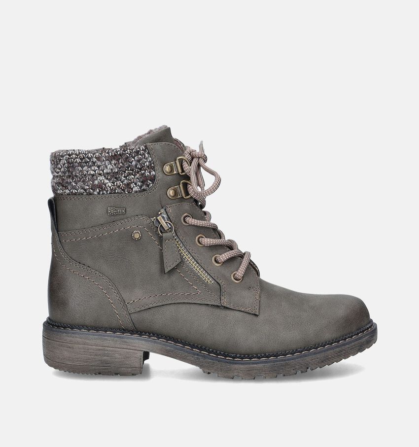 Relife Boots à lacets en Vert kaki