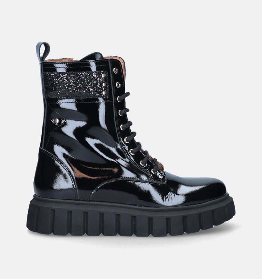 Sweet Lemon Natent Bottes de motard en Noir