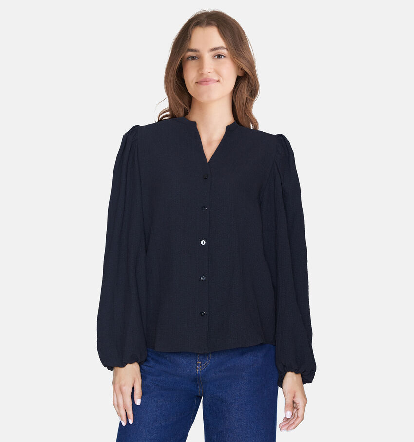 SISTERS POINT Varia Blauwe Blouse