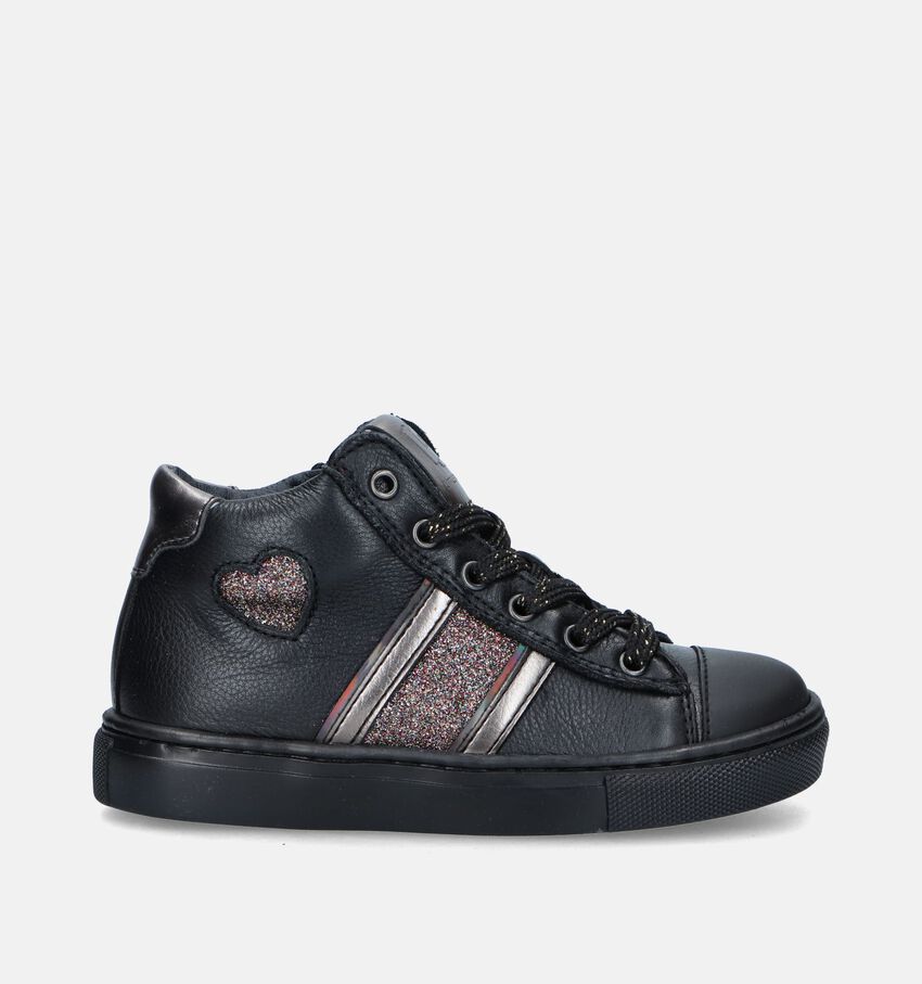 Little David Patty Zwarte Hoge schoenen
