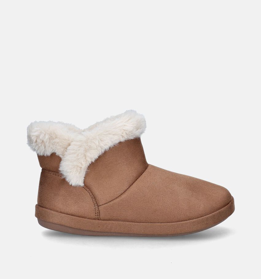 Torfs Home Cognac Hoge pantoffels