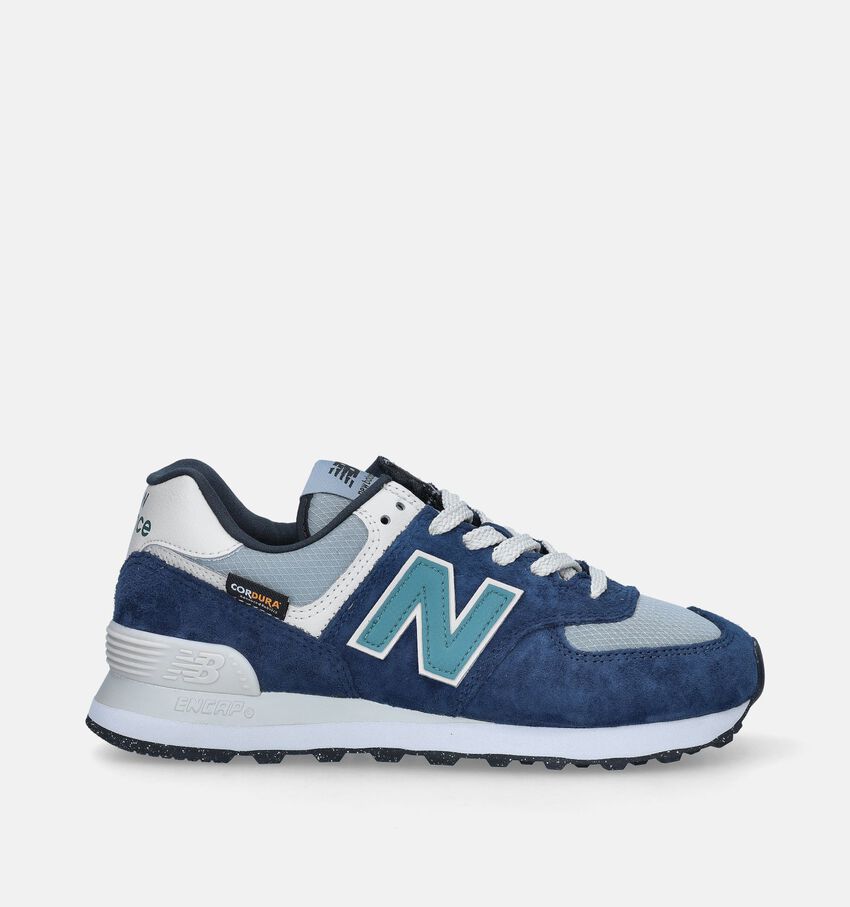 New Balance U 574 Baskets en Bleu