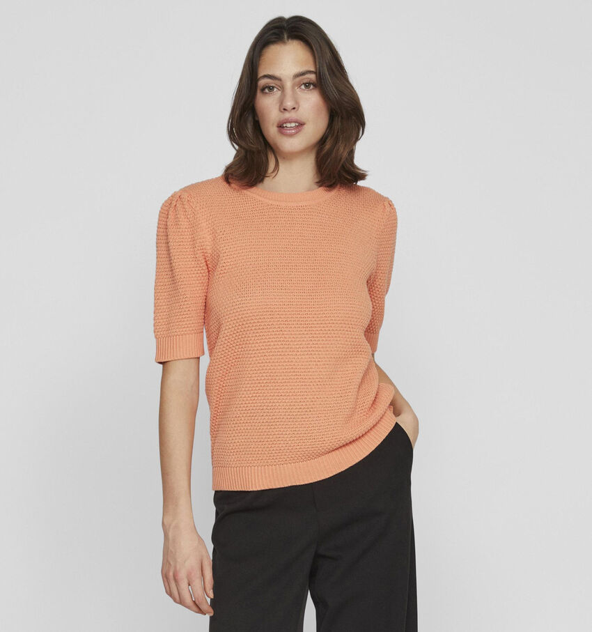 Vila Dalo Oranje Knit trui