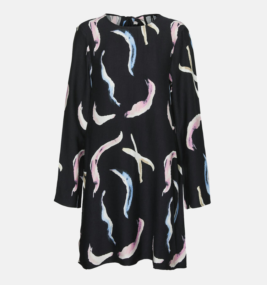 Vero Moda Fiola Zwarte Korte jurk