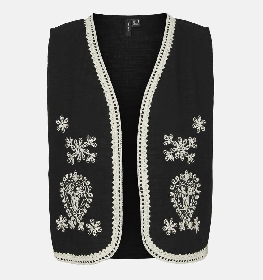 Vero Moda Ritah Zwarte Korte gilet