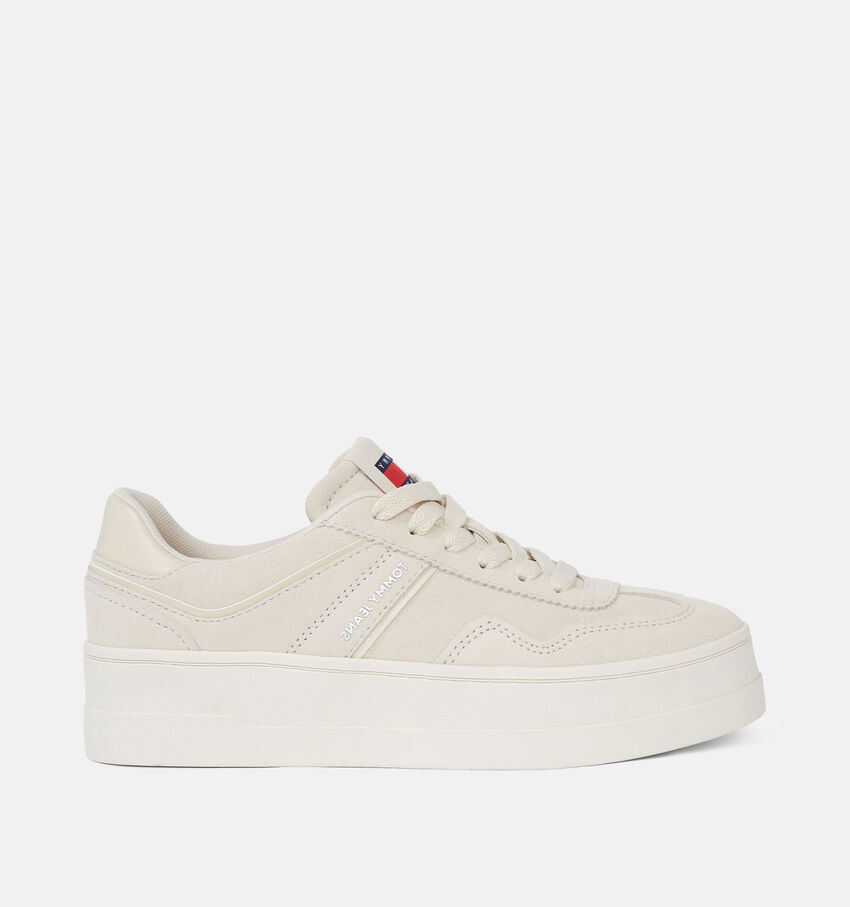 Tommy Hilfiger Baskets à plateforme en Écru
