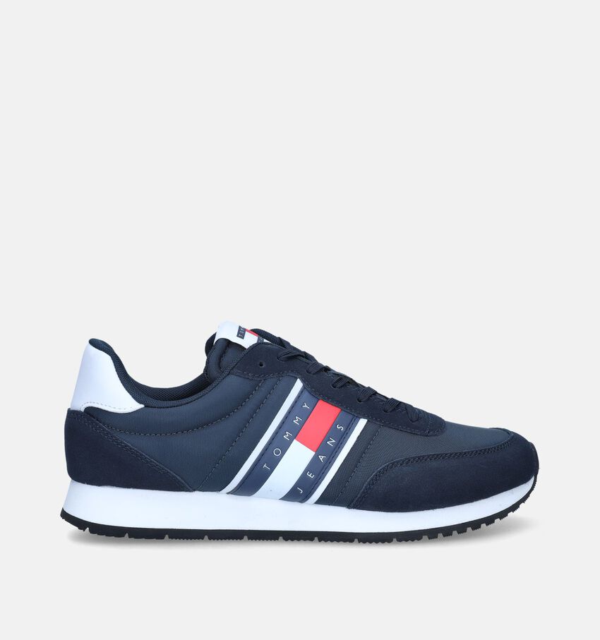 Tommy Hilfiger TJM Runner Casual Blauwe Veterschoenen