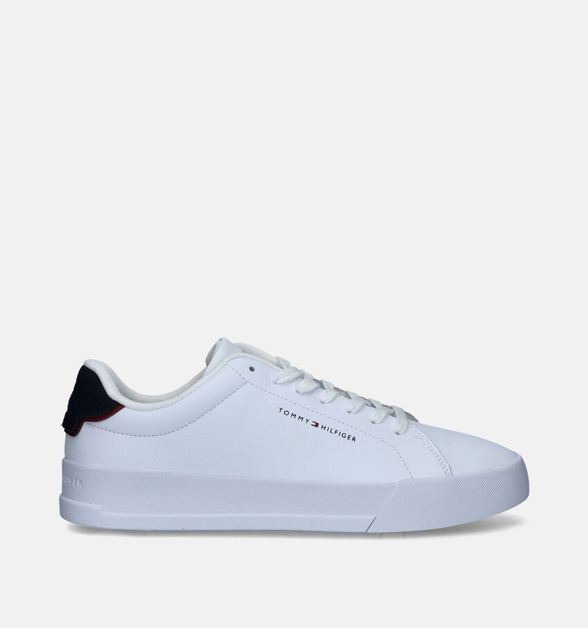 Tommy Hilfiger Court Witte Veterschoenen