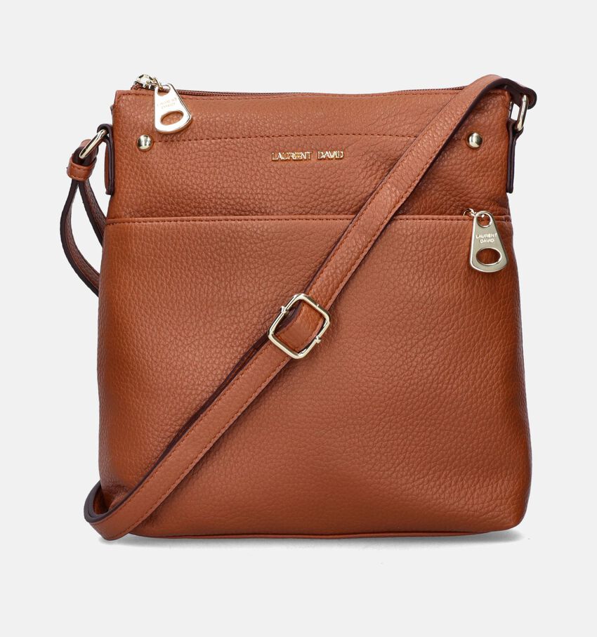 Laurent David Nos 005 Cognac Crossbody tas