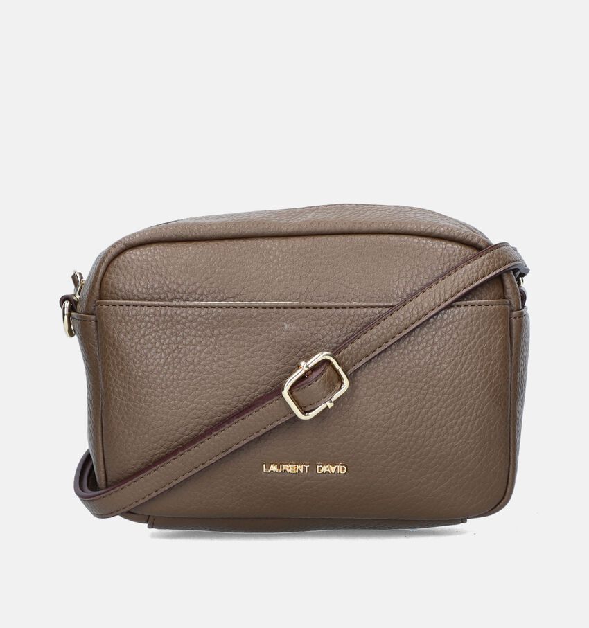 Laurent David Nos 016 Sac porté croisé en Vert Kaki