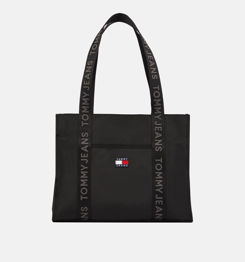 Tommy Hilfiger TJW Ess Daily Tote Cabas avec fermeture éclair en Noir