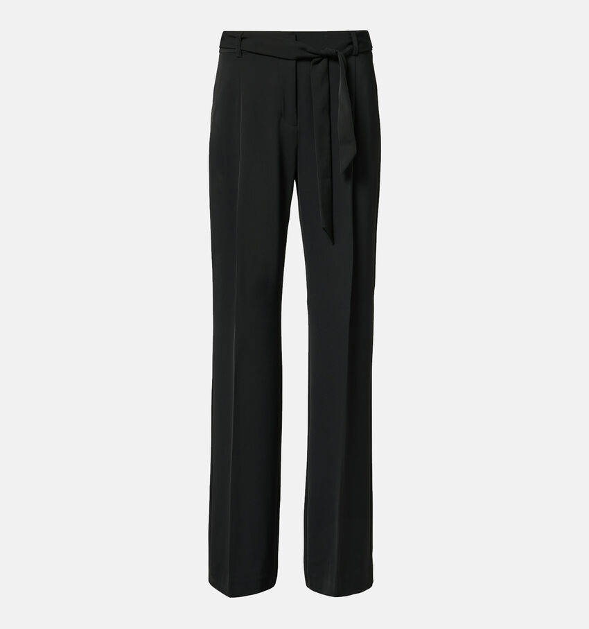 comma Zwarte Wijde broek