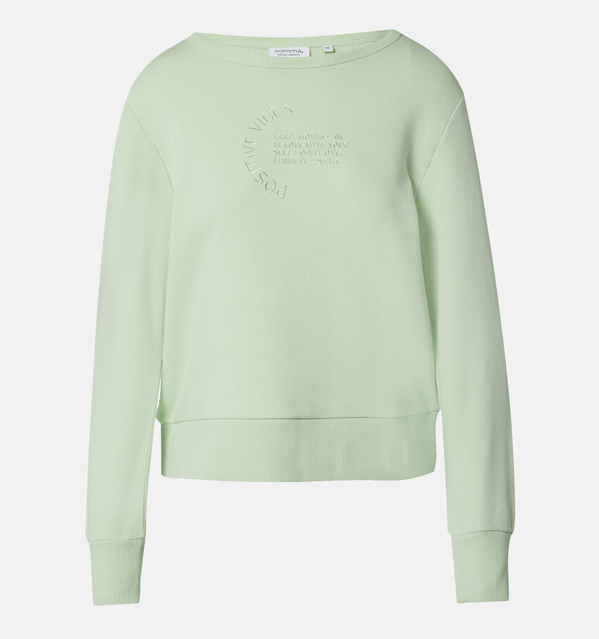 comma casual identity Groene Sweater