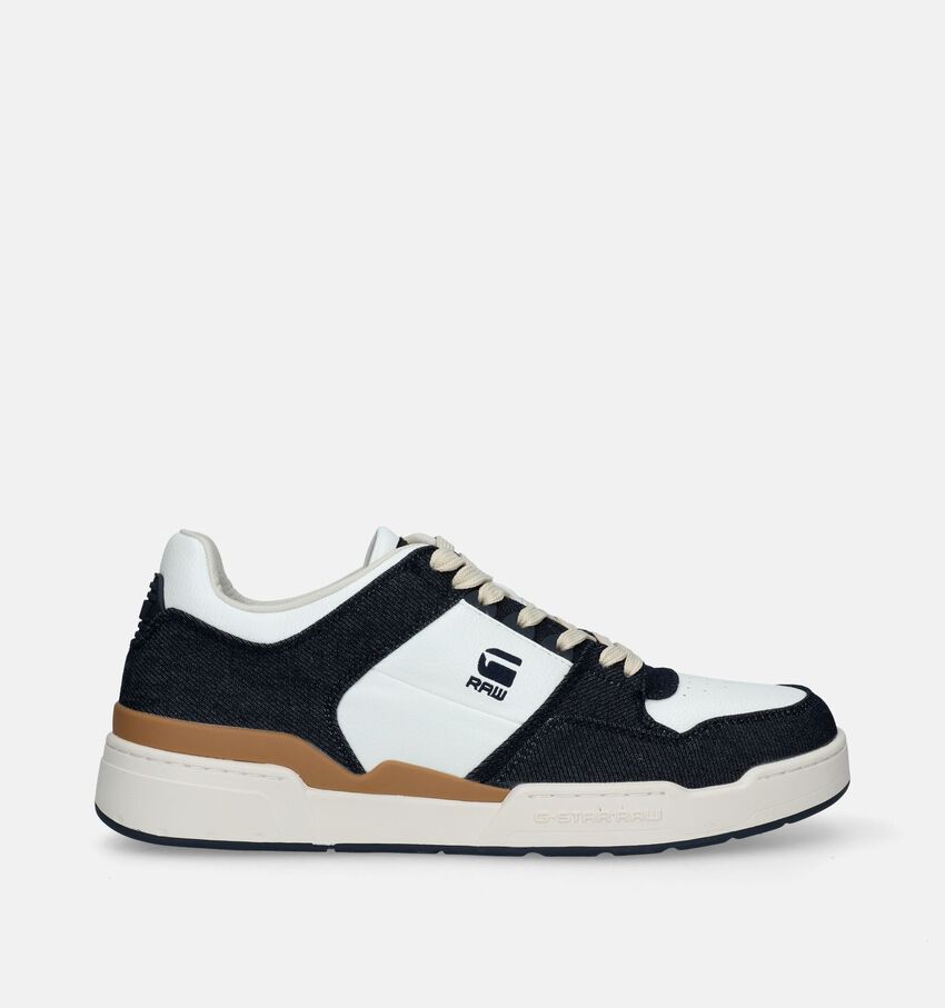 G-Star Attacc BLK Lea Blauwe Veterschoenen