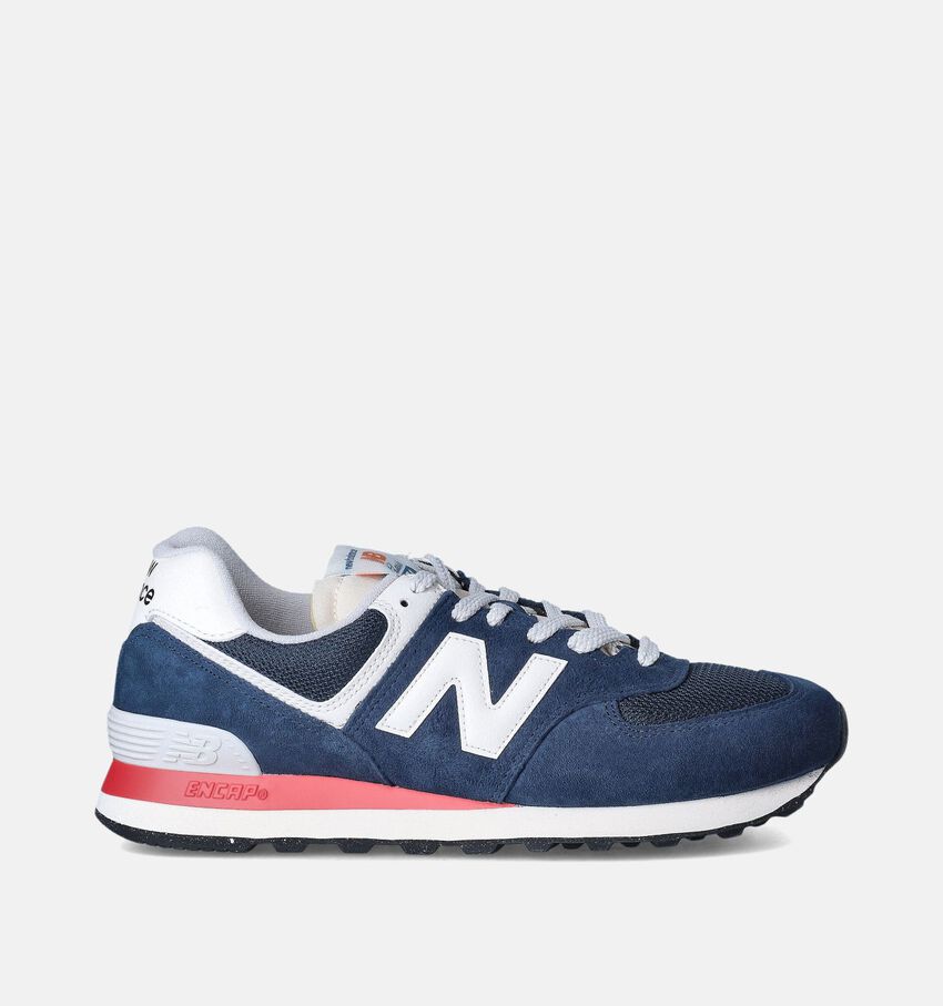 New Balance U 574 Baskets en Bleu